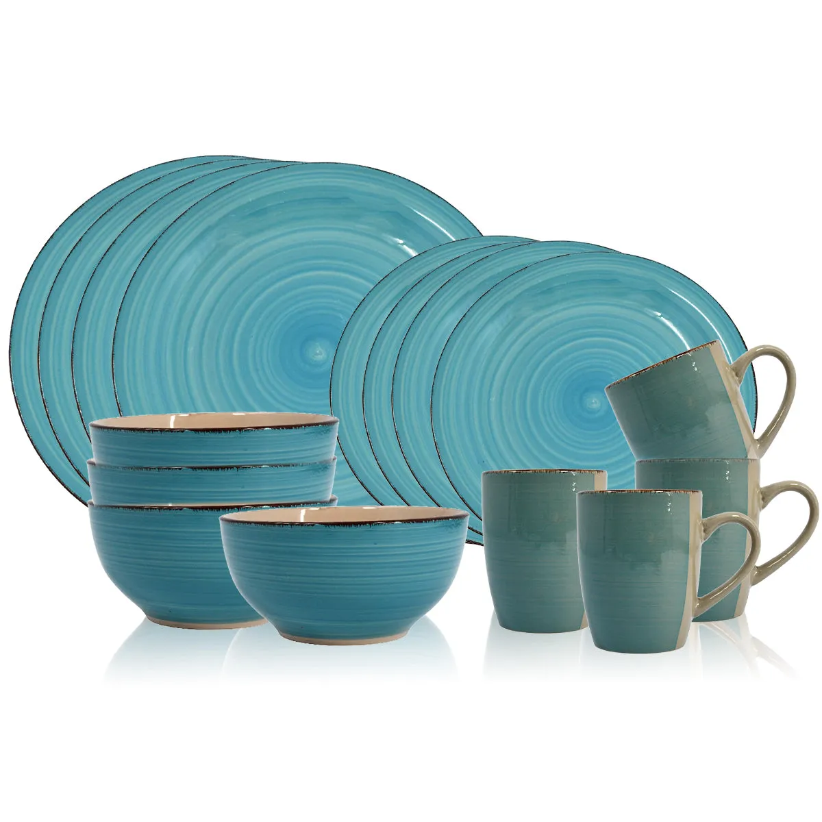 16-Piece Stoneware Dinner Set