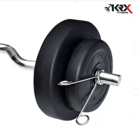 30 kg PVC with One 3 Ft Curl Rod and 1 Dumbbell & Rod | Home Gym | (2.5 kg x 4 = 10 kg   5 kg x 4 = 20 kg)