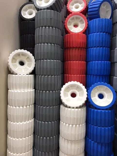 5" Wobble Roller 125mm x 75mm x 10 Rollers - Various Colours