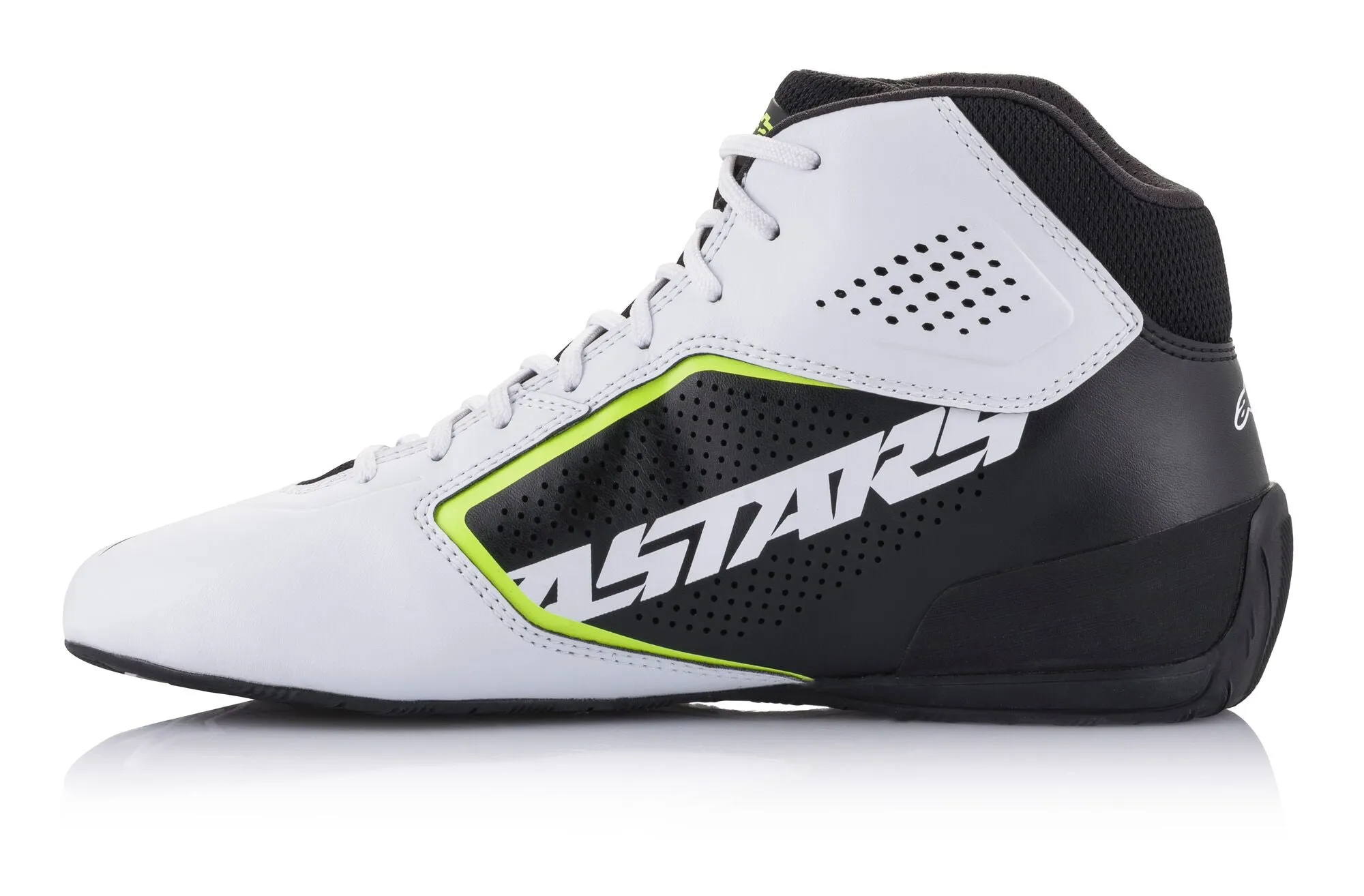 ALPINESTARS 2711521_215_5 Karting shoes TECH-1 K START V2, white/black/yellow fluo, Size 37