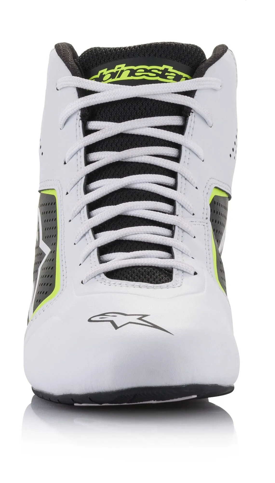 ALPINESTARS 2711521_215_5 Karting shoes TECH-1 K START V2, white/black/yellow fluo, Size 37