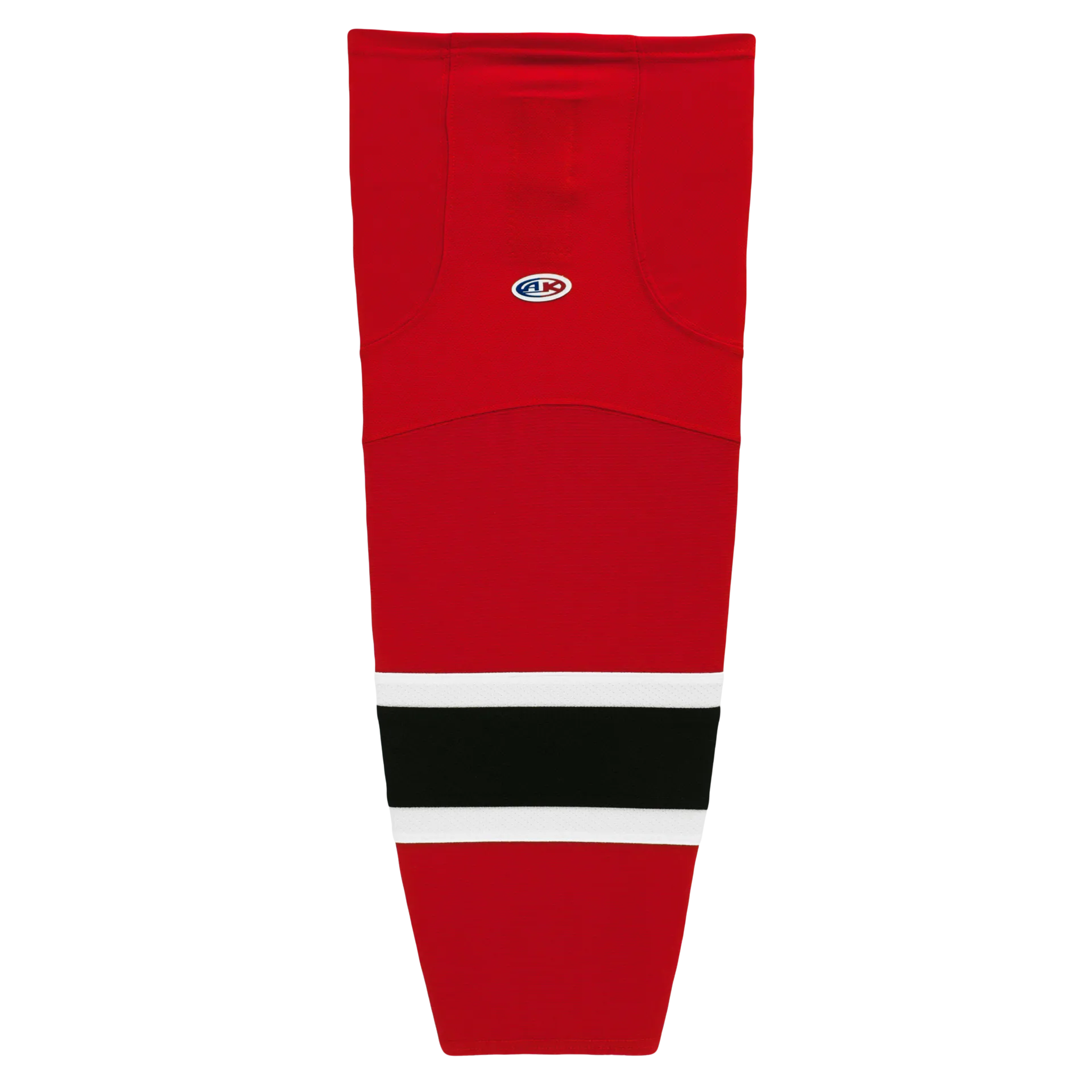 Athletic Knit (AK) HS2100-366 1976-78 Cleveland Barons Red Mesh Ice Hockey Socks