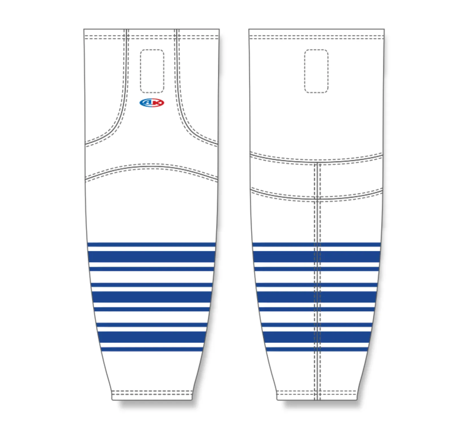 Athletic Knit (AK) HS2100-505 Toronto Marlboros White Mesh Ice Hockey Socks