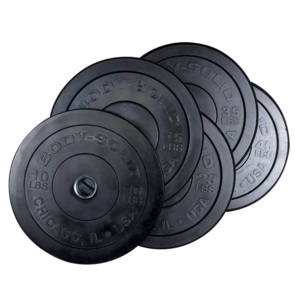 Body Solid Extreme Chicago Bumper Plates 260 Lb. Set