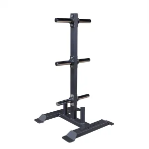 Body-Solid Olympic Weight Plate Tree & Barbell Holder