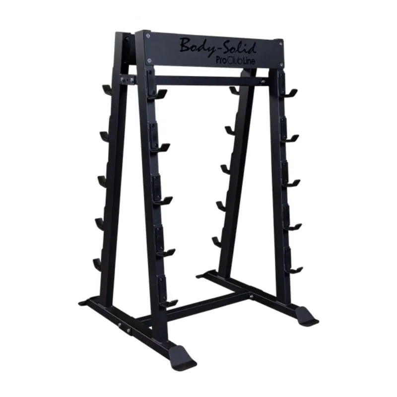 Body-Solid Pro Clubline Fixed Weight Barbell Rack SBBR100