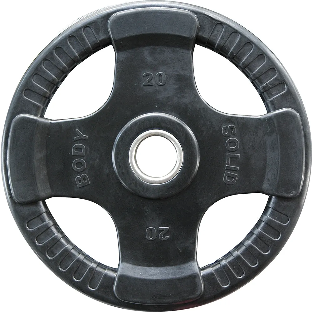 Body-Solid Rubber Grip Olympic Weight Plate