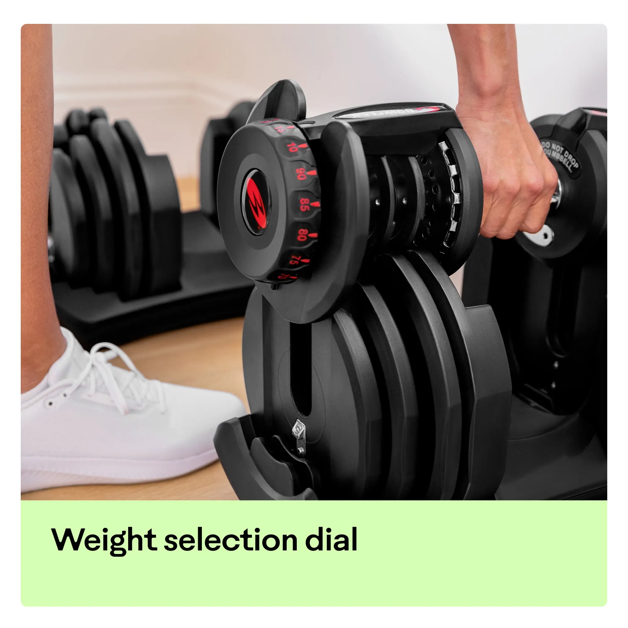 BowFlex SelectTech 1090i Adjustable Dumbbell (Single)