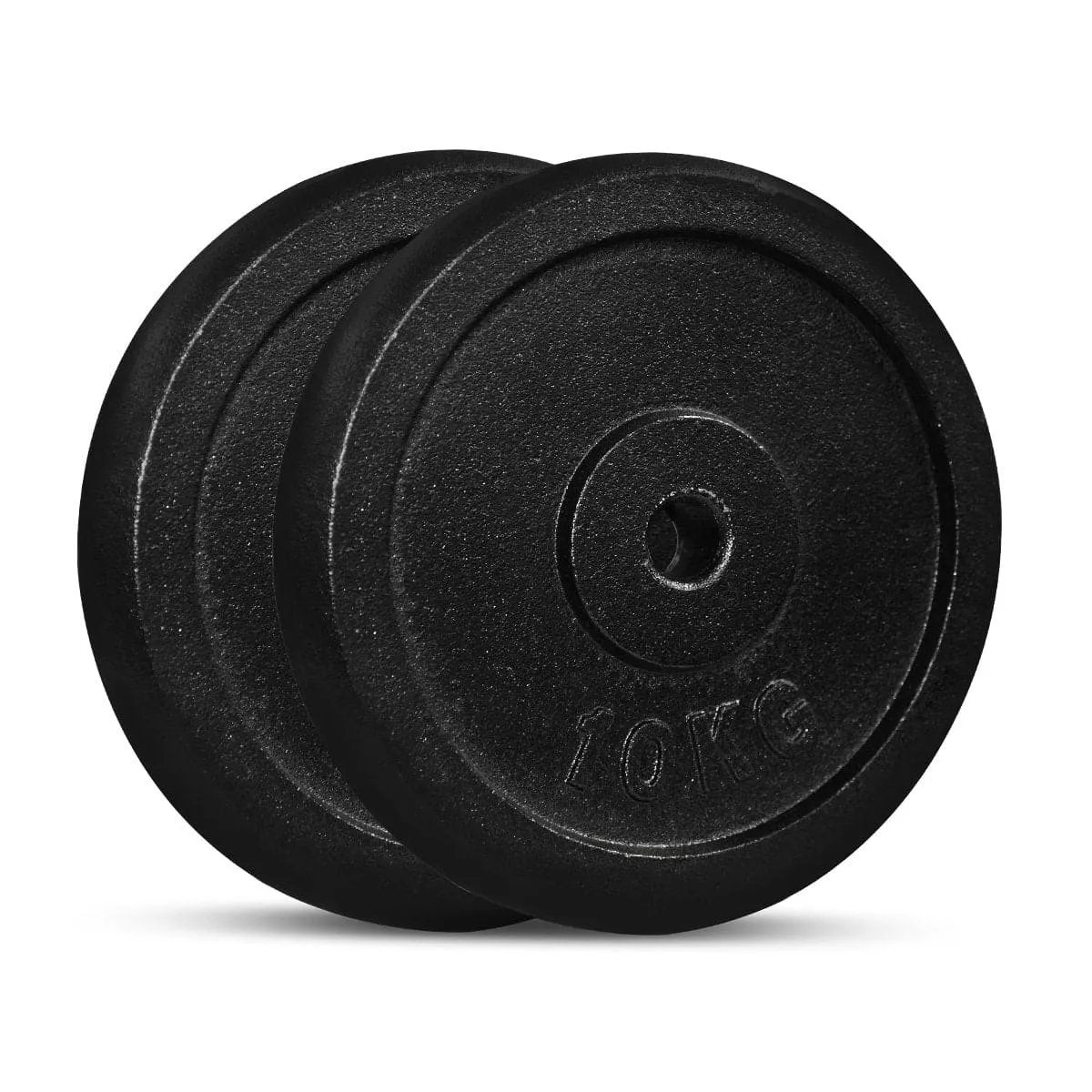 Clearance: Black Cast Iron Weight Plates (for 25MM bars), Sold in pairs, $4/kg starting from: