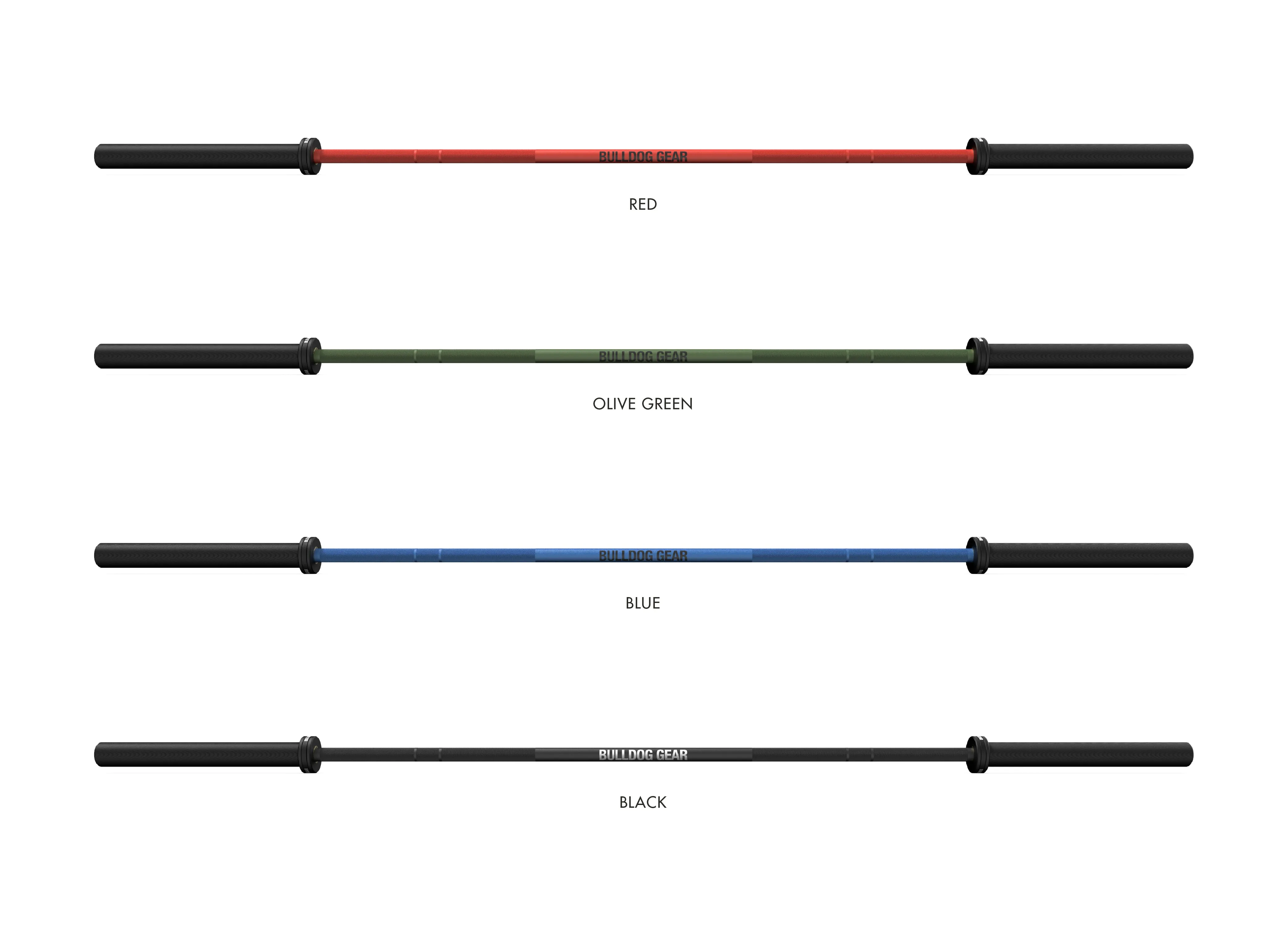 CLEARANCE - Bulldog Gear - Men's Cerakote 20kg 7ft Olympic Barbell