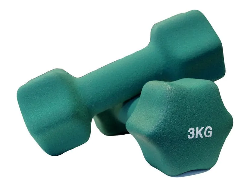 CLEARANCE:  Neoprene Dumbbells, sold in pairs from 0.5kg: