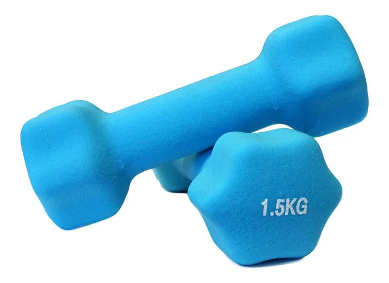 CLEARANCE:  Neoprene Dumbbells, sold in pairs from 0.5kg: