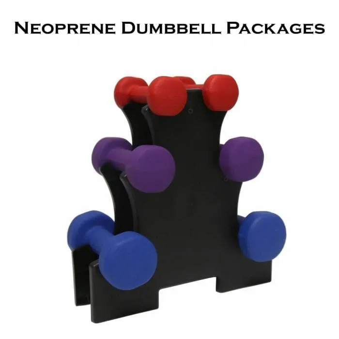 CLEARANCE:  Neoprene Dumbbells, sold in pairs from 0.5kg: