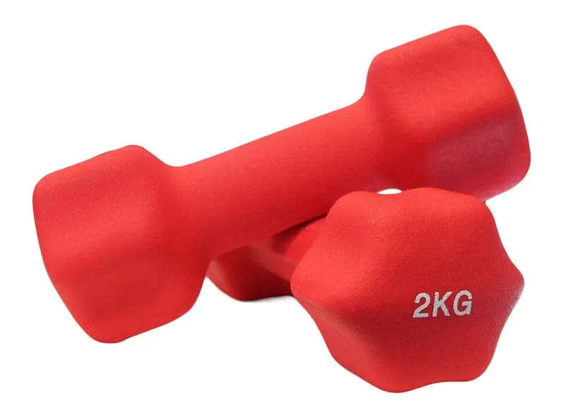 CLEARANCE:  Neoprene Dumbbells, sold in pairs from 0.5kg: