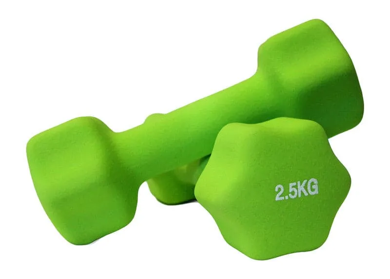 CLEARANCE:  Neoprene Dumbbells, sold in pairs from 0.5kg: