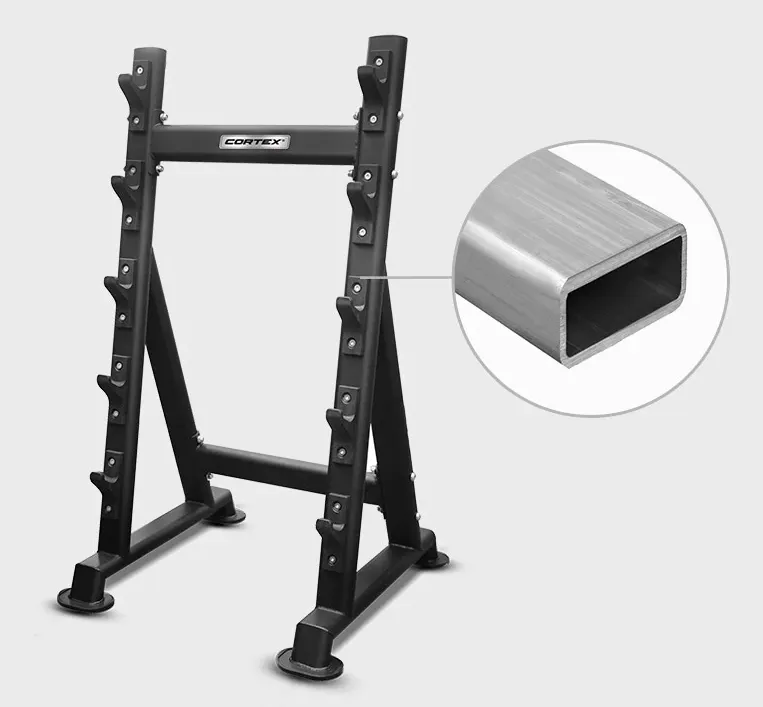 CORTEX ALPHA SERIES FIXED BARBELL SET 100KG   STAND