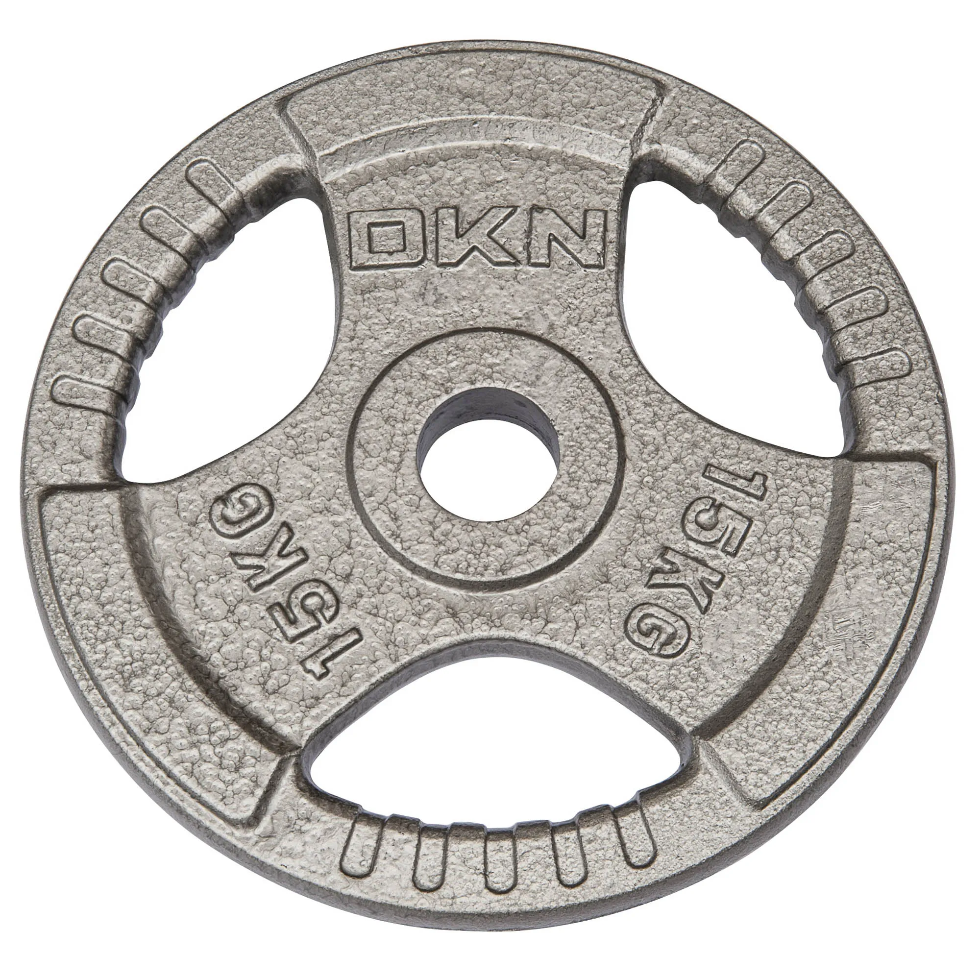 DKN Tri Grip Cast Iron Olympic Weight Plates