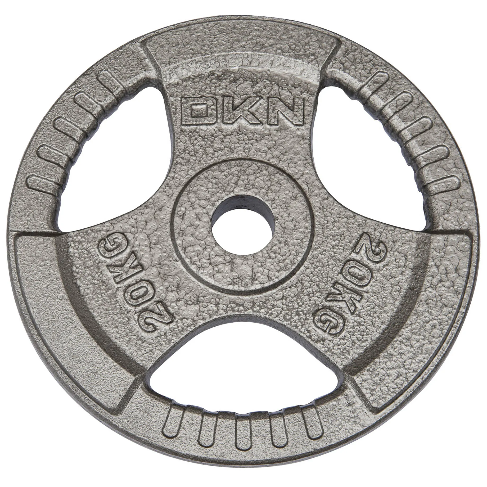 DKN Tri Grip Cast Iron Olympic Weight Plates