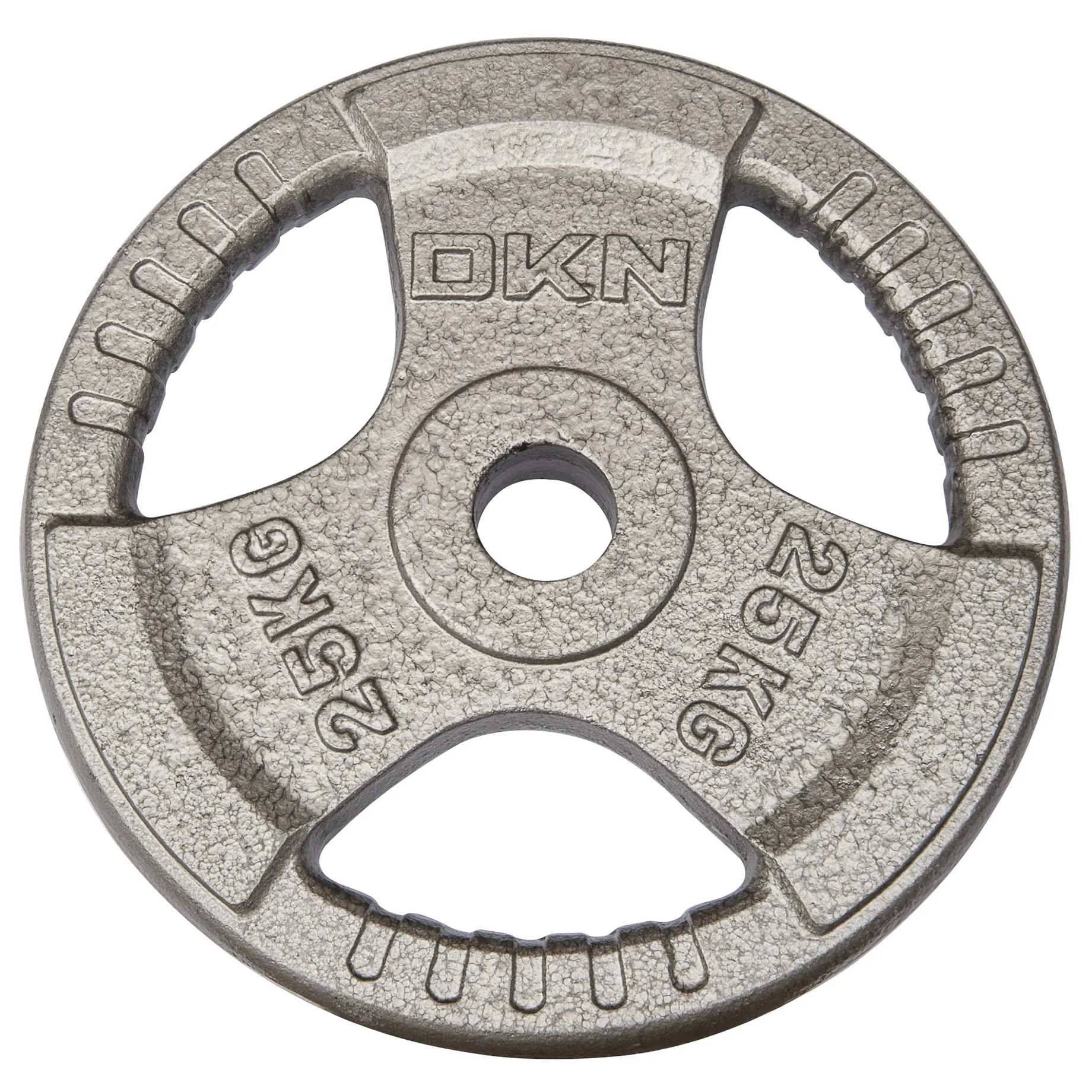 DKN Tri Grip Cast Iron Olympic Weight Plates