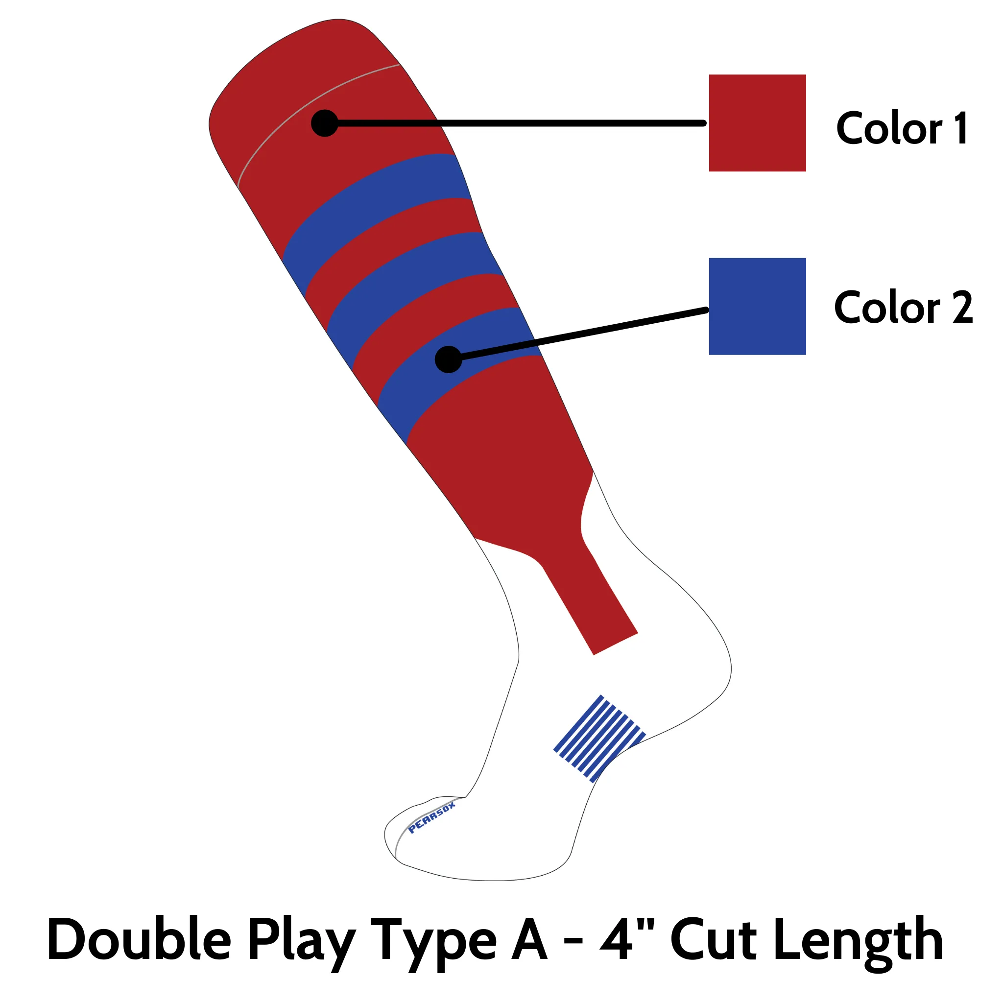 Doubleplay Custom Stirrup Sock Type A