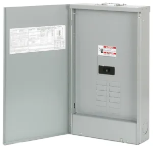 Eaton BRP08B200RF Load Center, 24-Pole, 200 A, 12-Space, 24-Circuit, Main Breaker, Plug-On Neutral, NEMA 3R Enclosure :EA: QUANTITY: 1