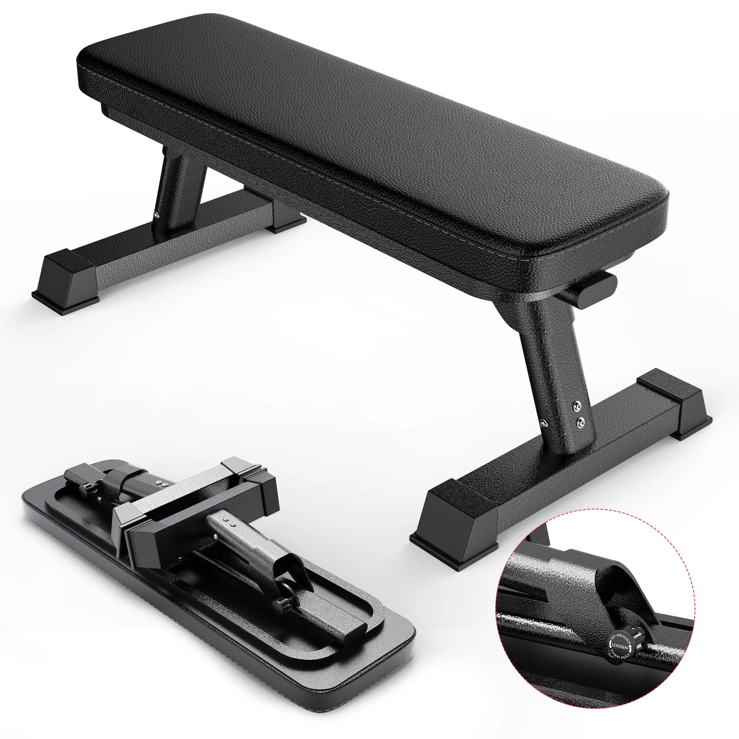 Foldable Flat Workout Bench