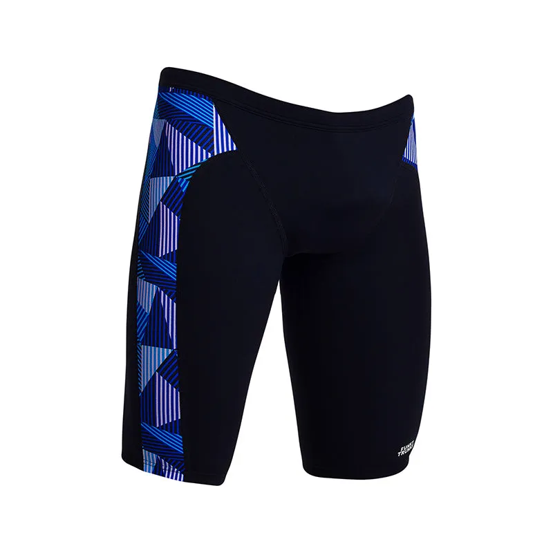 Funky Trunks - Blue Bars - Mens Training Jammers