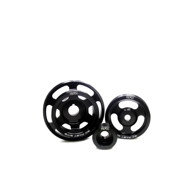 Go Fast Bits Under Drive Pulley Kit - Black - Subaru WRX 2008-14