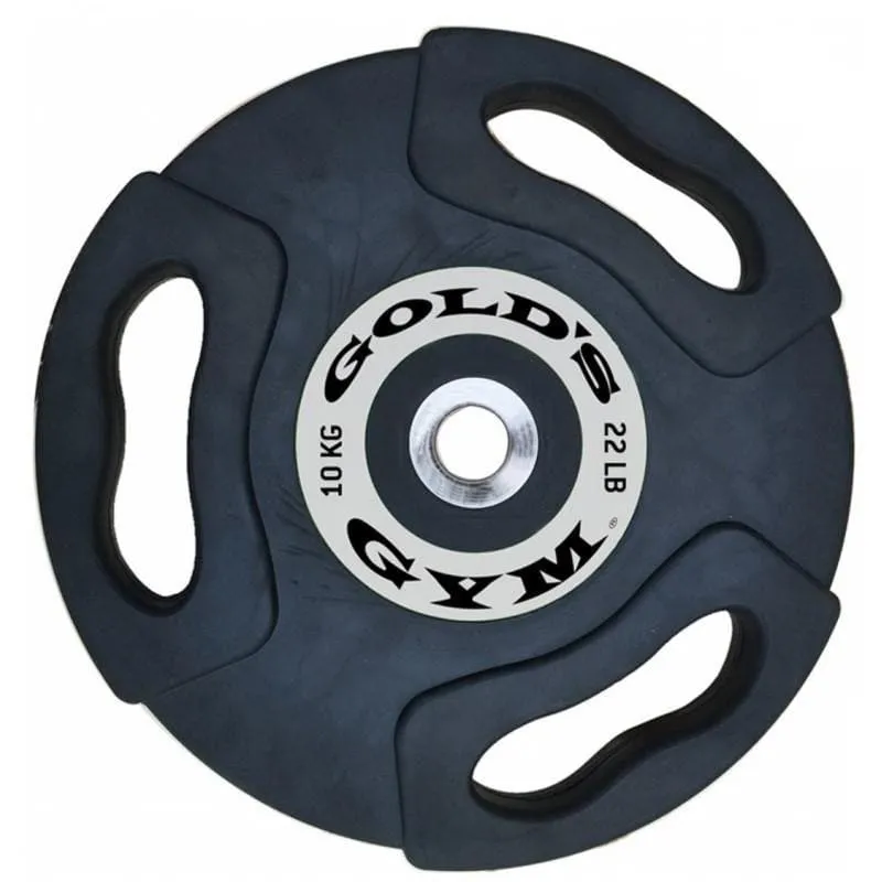 GOLD'S GYM PREMIUM OLYMPIC RUBBER GRIP WEIGHT PLATES