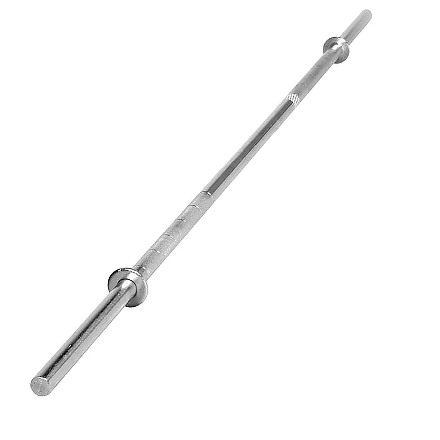 Gyming World™ 28 mm Regular (6 Feet) SOLID Thickness Barbell | Standard Straight Weight Bar | with 2 2 Locks