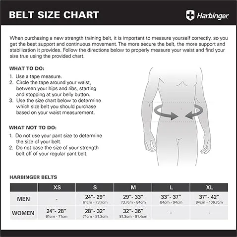 Harbinger Belts - HexCore Lifting Belt 4.5" Men's