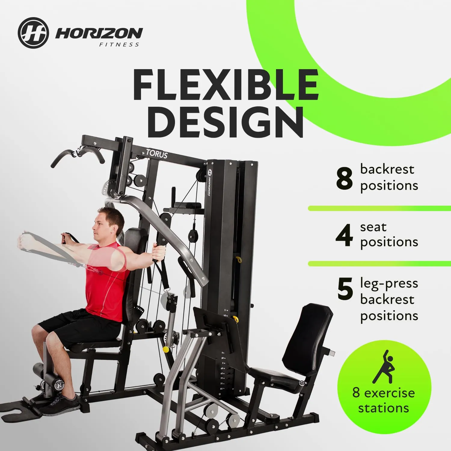 Horizon Torus 5 Home Multi Gym - Installation included