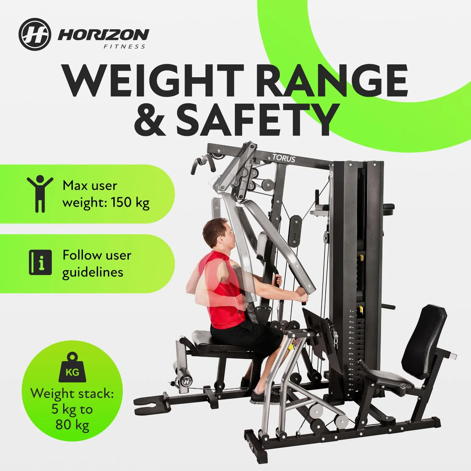 Horizon Torus 5 Home Multi Gym - Installation included