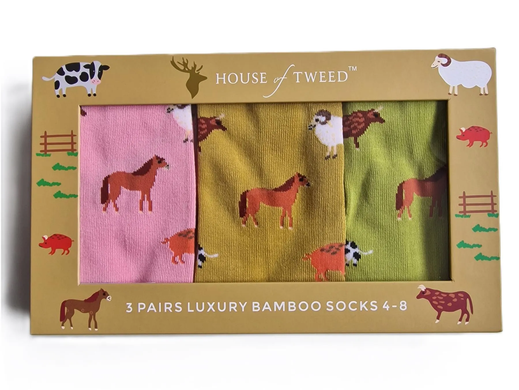 House of Tweed Luxury Ladies Bamboo Gift Novelty Socks