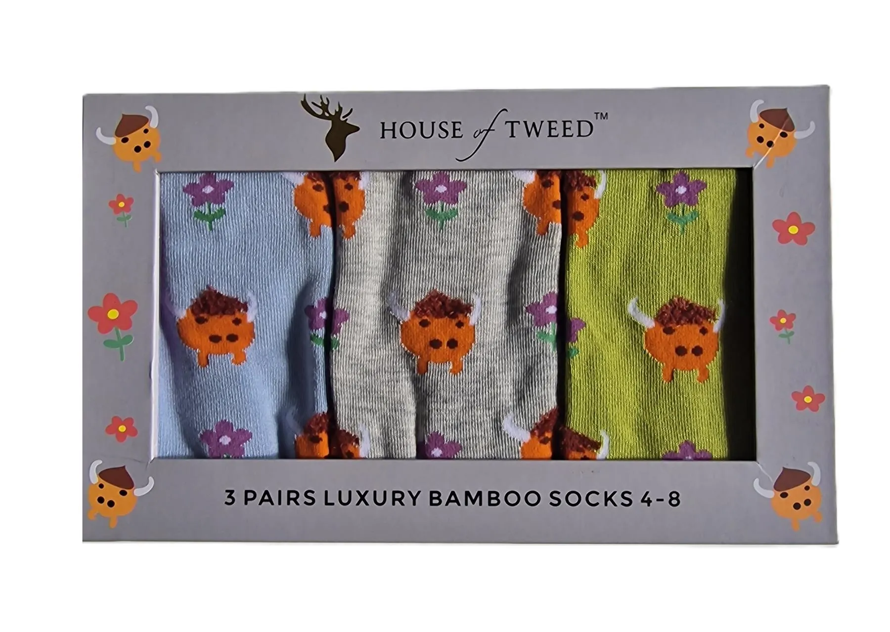 House of Tweed Luxury Ladies Bamboo Gift Novelty Socks