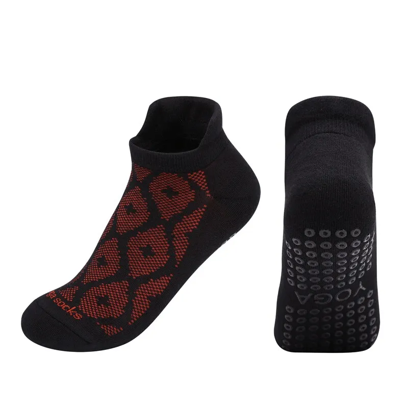 Ladies Breathable Anti-Slip Cotton Pilates Socks / Casual Sports Socks - SF1435