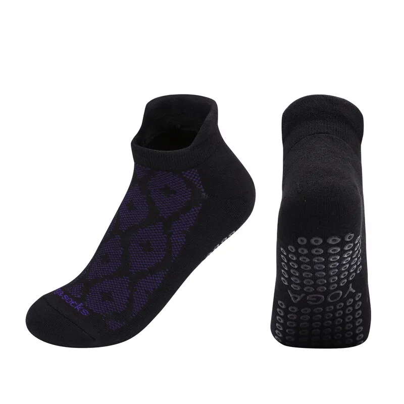 Ladies Breathable Anti-Slip Cotton Pilates Socks / Casual Sports Socks - SF1435