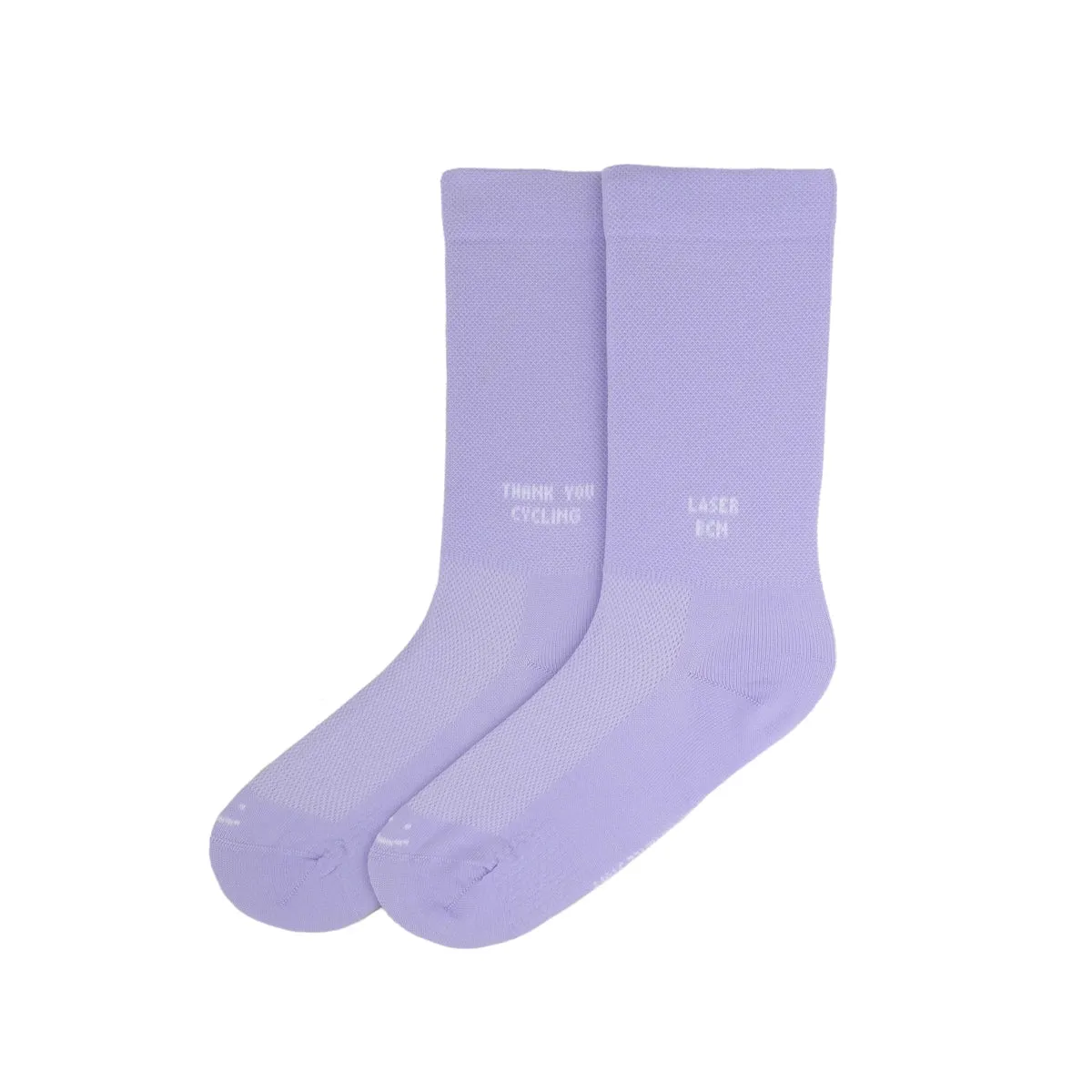 LASER x RODAGIRA Thank You Cycling Performance Socks - Lavender