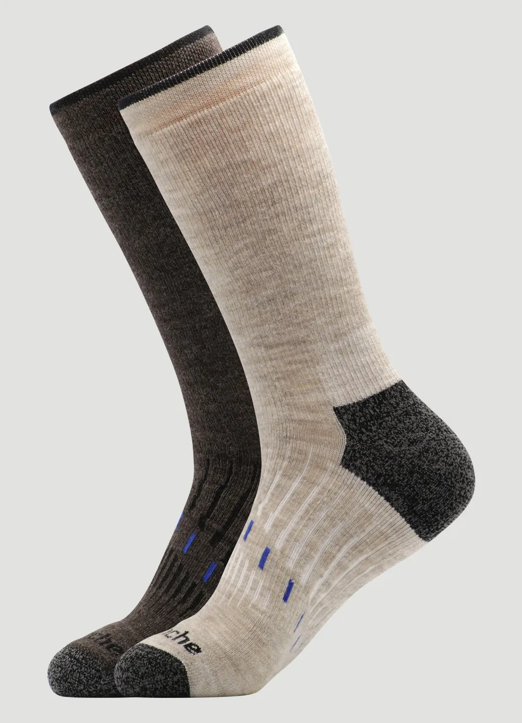 Men's Quick Dry Merino Crew Socks 2-Pack