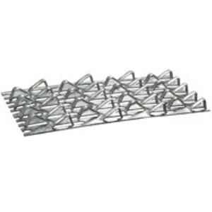 MiTek JNP24 Joiner Nail Mending Plate, 4 in L, 1-1/2 in W, Steel, Galvanized :EA: QUANTITY: 100