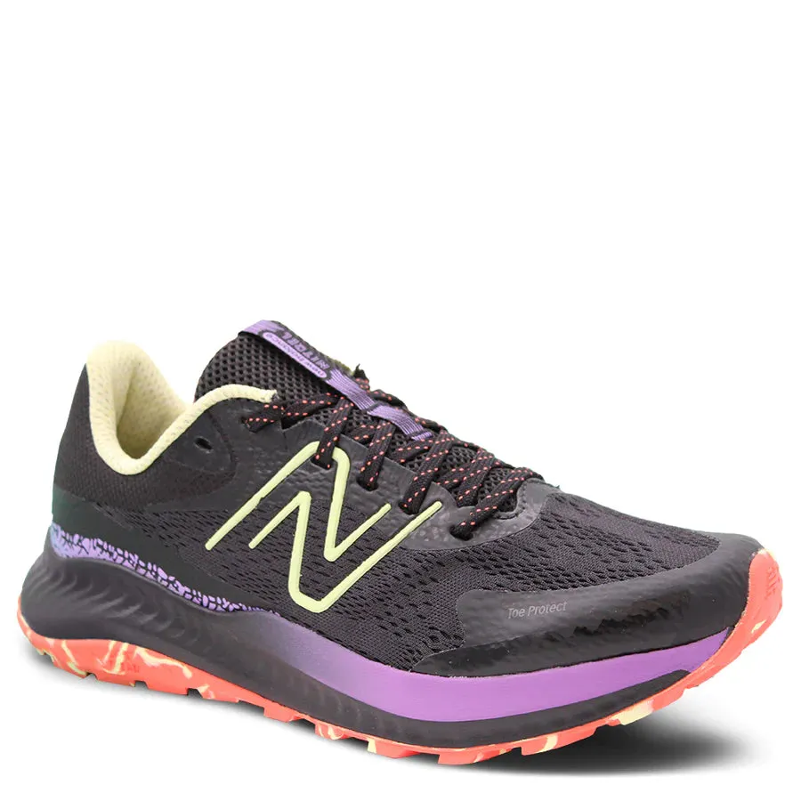 NEW BALANCE WOMEN'S NITREL TRAIL BLACK/PURPLE SHOES