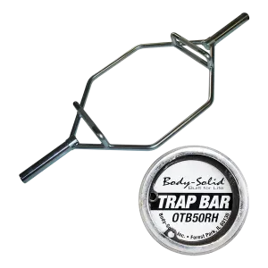 NEW Body Solid Olympic Hex Trap Bar with Raised Handles OTB50RH