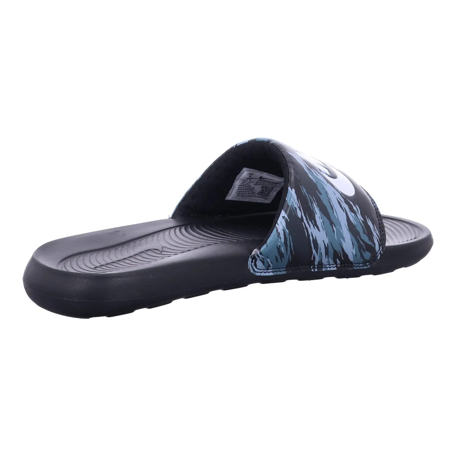 Nike VICTORI ONE Slide Print,Black/Pure Platinium,8