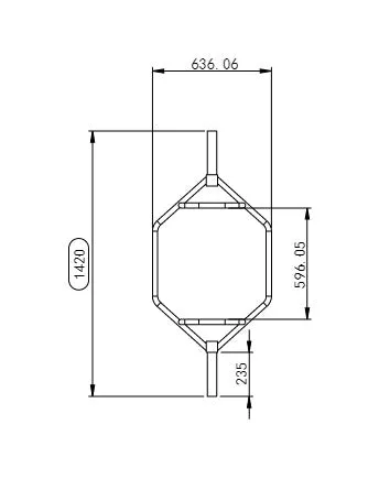 Olympic Shrug Gym Trap Bar with collars