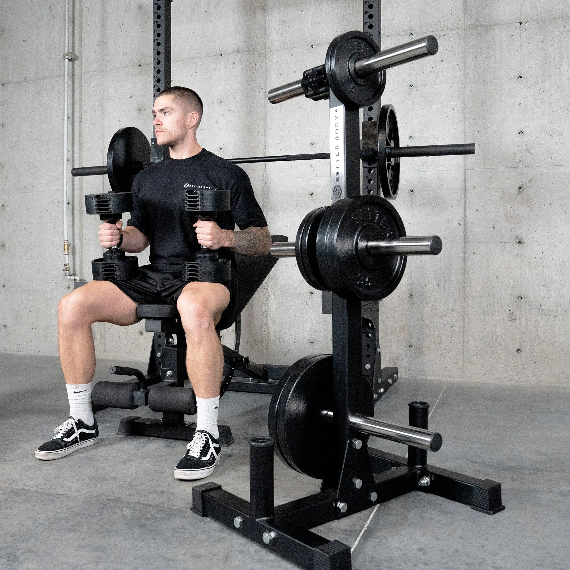 Plate and Barbell Rack 2.0