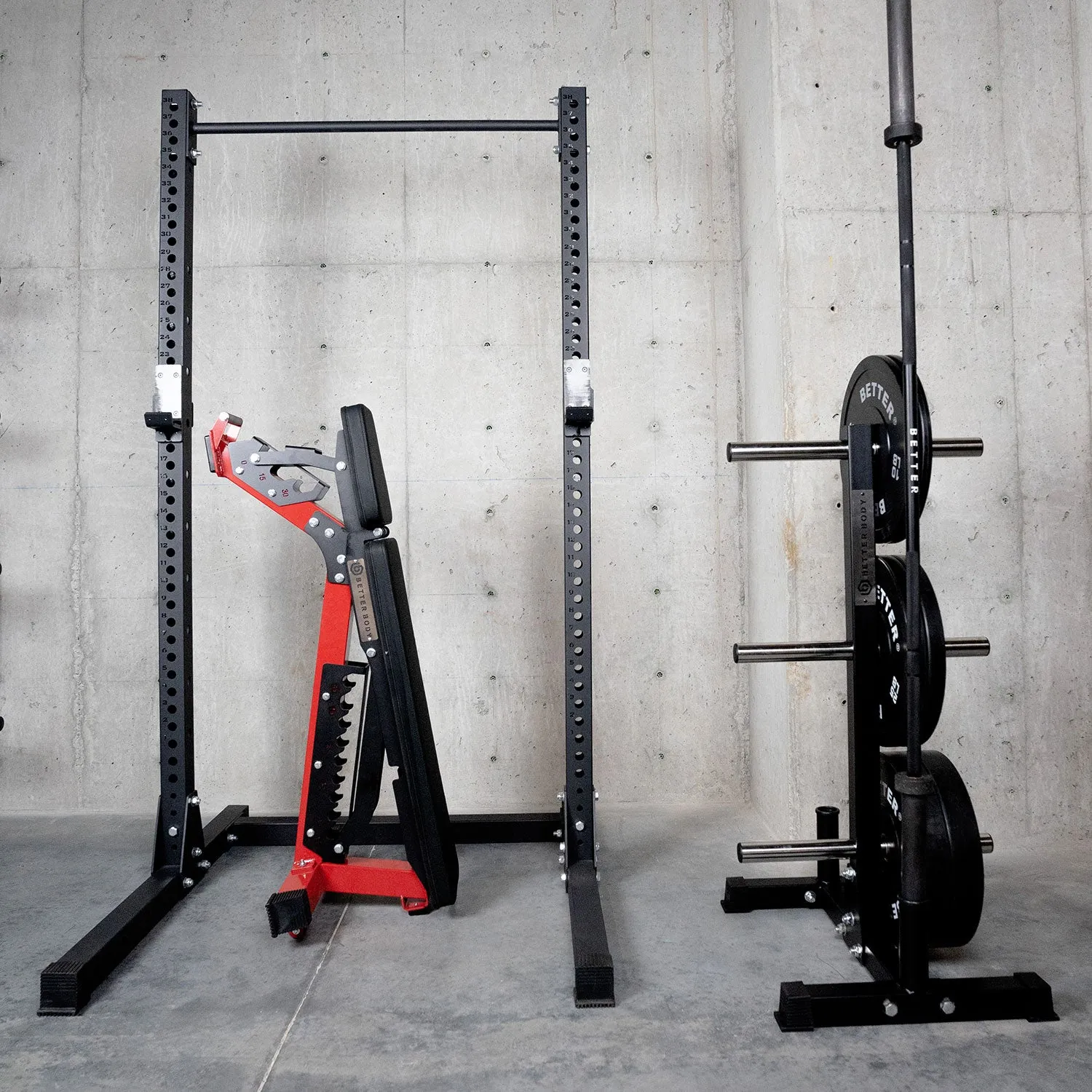 Plate and Barbell Rack 2.0