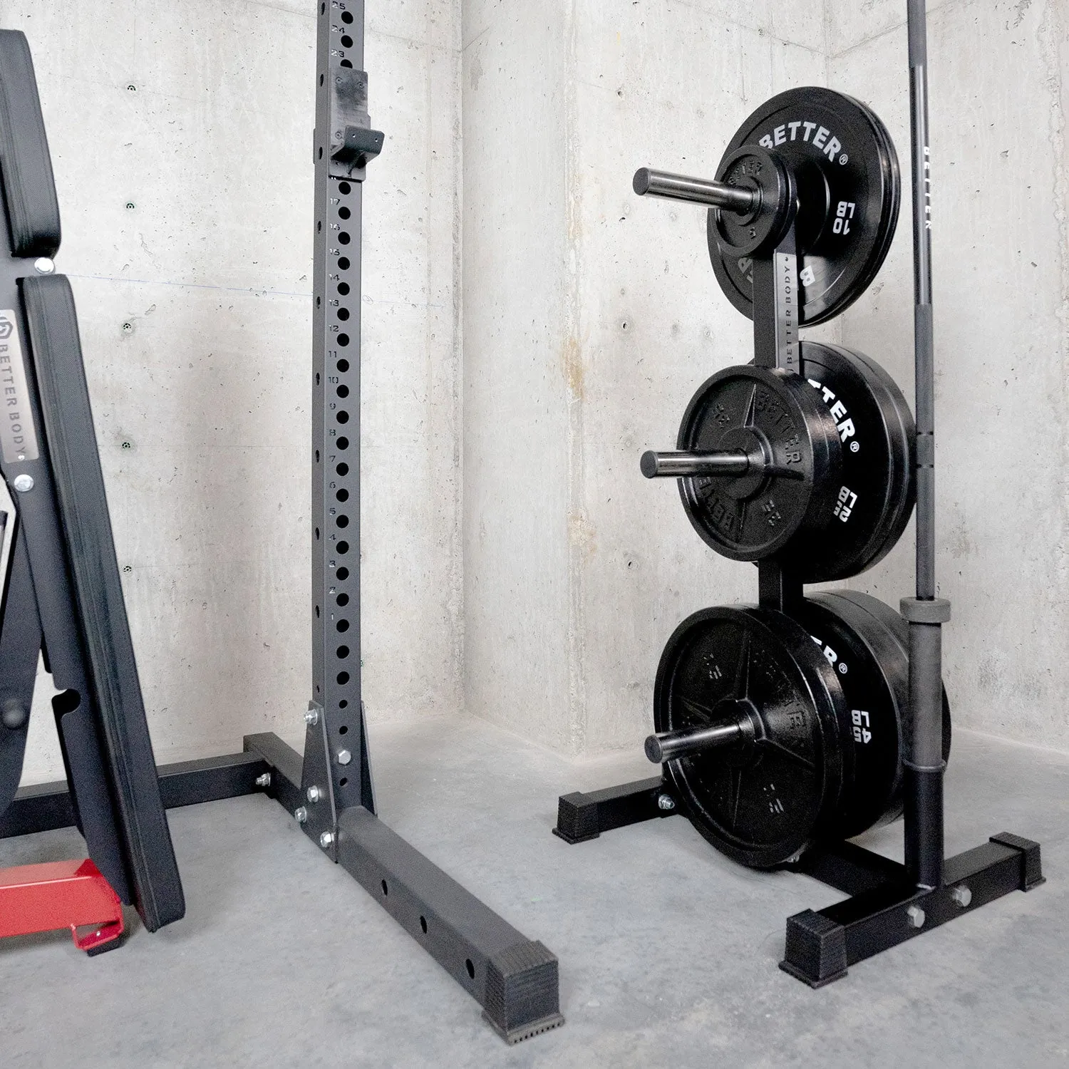 Plate and Barbell Rack 2.0