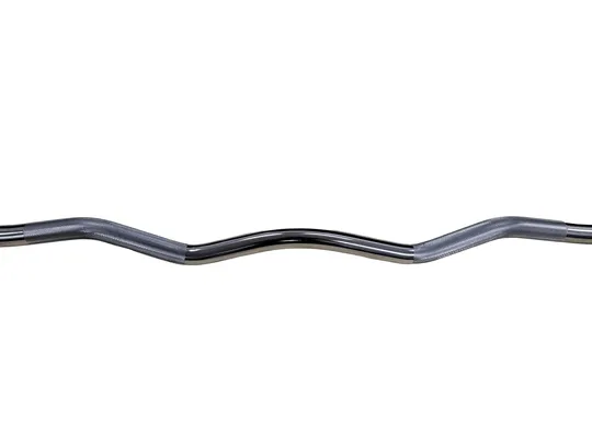 Progression Chrome Olympic Ez Curl Bar 47" - (350 LB - 28 MM)