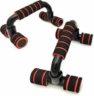 Pushup Bar Stand with Grip (Orange)