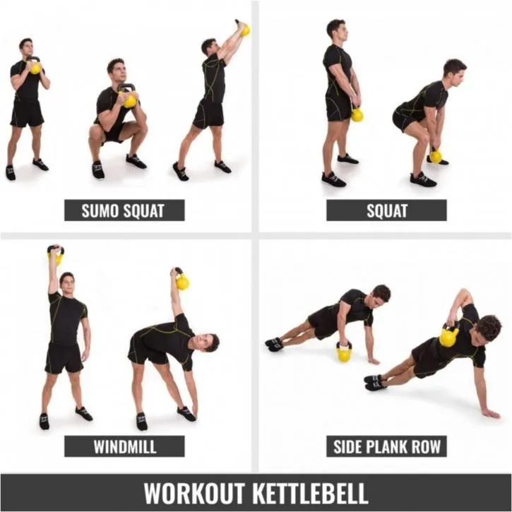 Rubber Coated Kettlebell 8KG